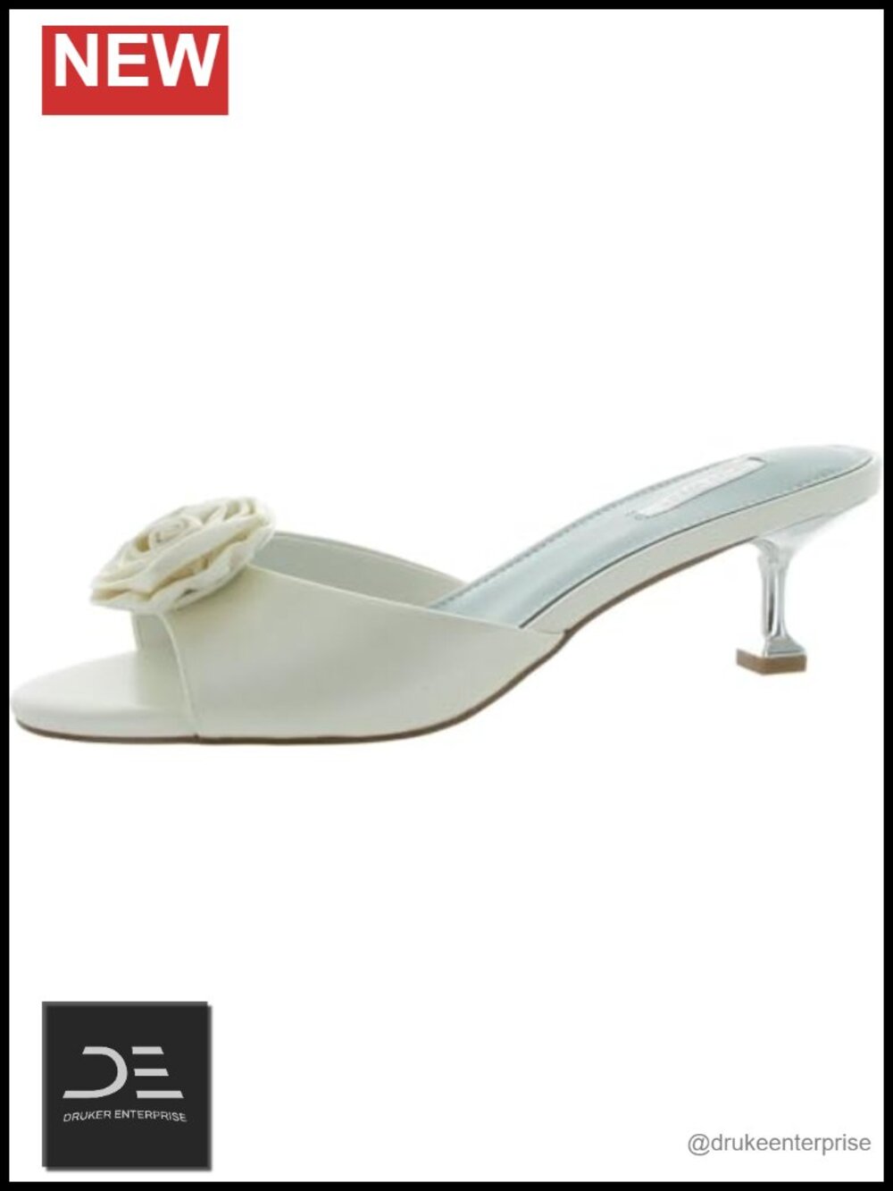 Nine West Dhalia Women's Kitten Heel Satin Sandals